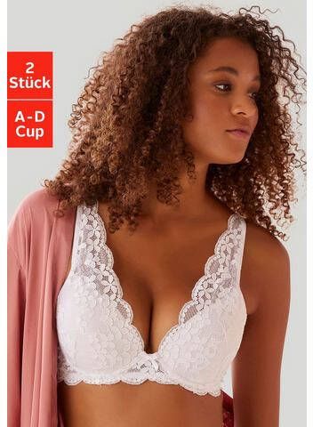 petite fleur Push up bh Dessous in High Apex model(set, Set van 2 )