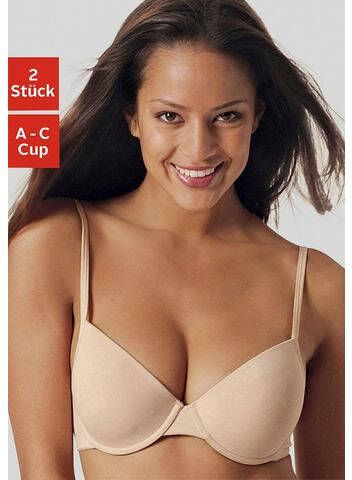 petite fleur Push up bh met beugel, met uitneembare vullingen(set, Set van 2 )