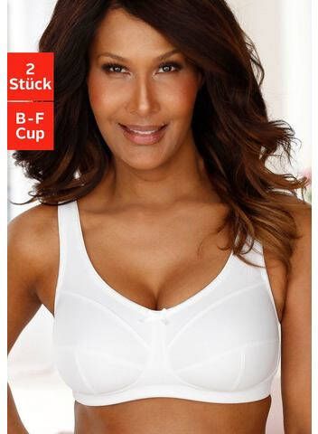 petite fleur Steun bh met zacht onderbuste elastiek(set, 2 delig, Set van 2 Set van 2 )