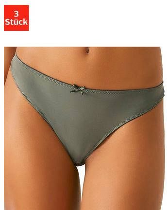 petite fleur String achter geheel van fijne jacquard kant(3 stuks )