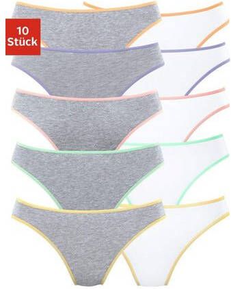 petite fleur String in klassieke unikleuren(set, 10 stuks )