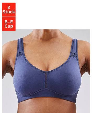 petite fleur T shirt bh zonder beugels van katoen(set, Set van 2 )