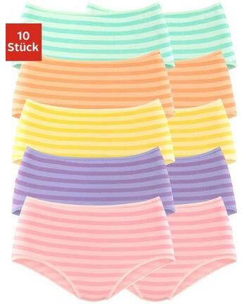 petite fleur Tailleslip met leuke streepprint(set, 10 stuks )