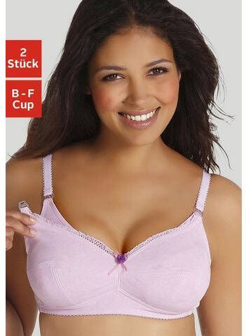petite fleur Voedings bh zonder beugels, met aan te haken clips(set, Set van 2 )