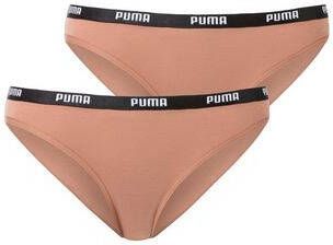 PUMA Bikinibroekje Iconic met smalle logo weefband(set, 2 stuks )