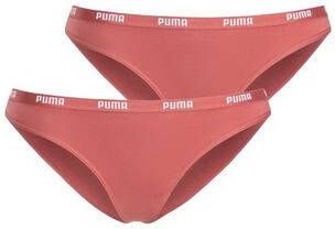 PUMA Bikinibroekje Iconic met smalle logo weefband(set, 2 stuks )