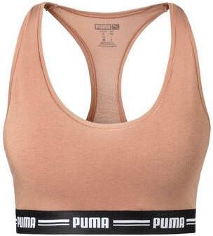 PUMA Bustier Iconic Racerback Bra met racerback