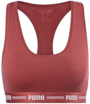 PUMA Bustier Iconic Racerback Bra met racerback