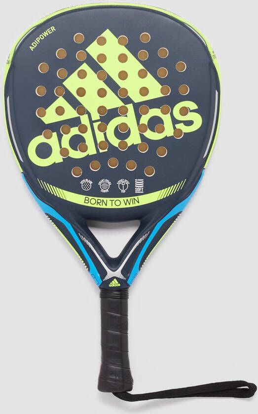 adidas adipower lite 3.1 padelracket groen/blauw heren