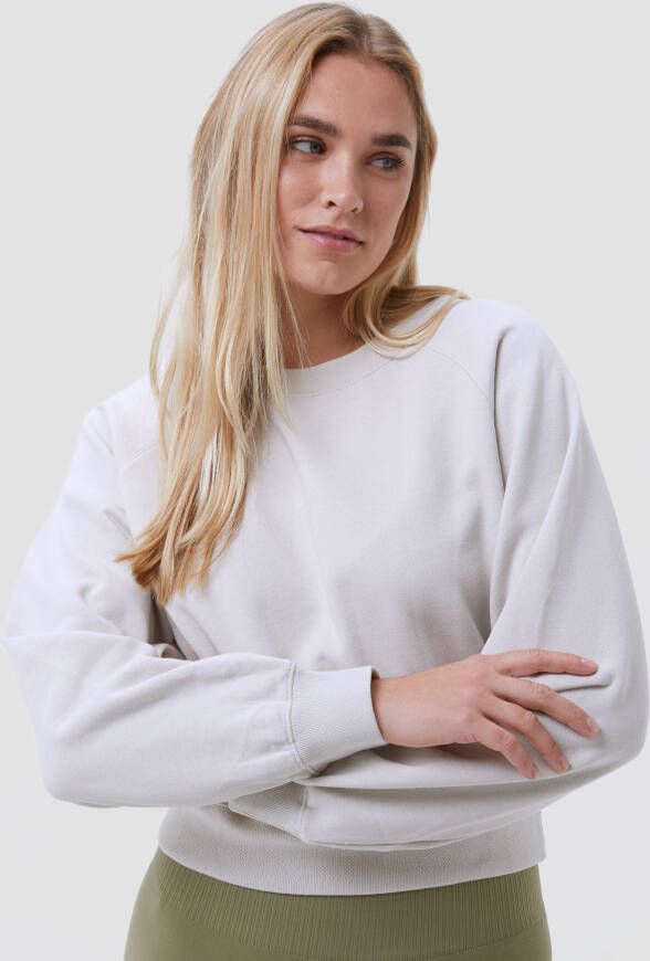 Bjorn Borg sthlm crop crew sweater wit dames