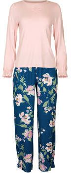 Lisca Pyjama's/nachthemden Pyjama strak binnengoed broek top lange mouwen Kasia