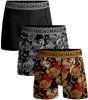Muchachomalo Boxershorts Short Rooster 3 Pack Zwart online kopen