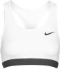 Nike Dri-FIT Swoosh Niet-gewatteerde sport-bh met medium ondersteuning Wit online kopen