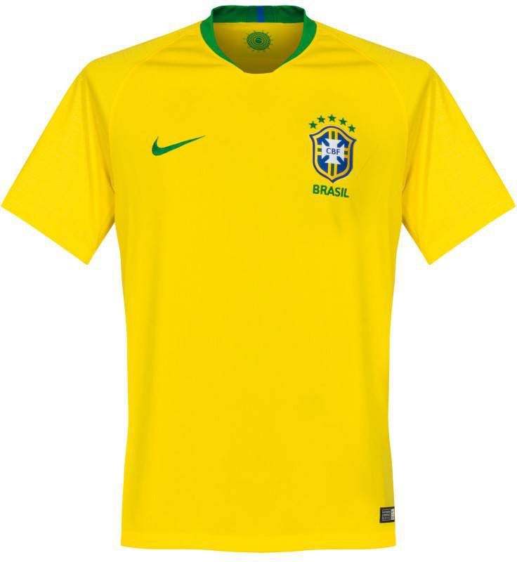 Brazilië Shirt Thuis 2018-2019 Kinderen