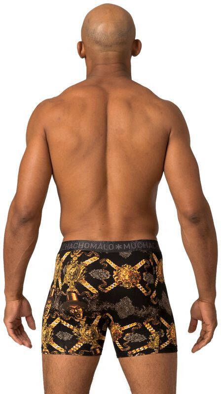 Muchachomalo Boxershorts Shorts King Kong Cuban Link 2 pack Zwart
