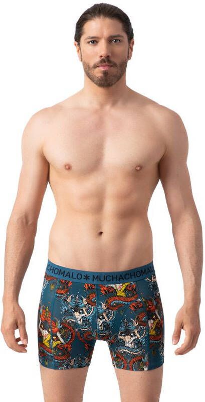 Muchachomalo Jongens 4 pack boxershorts zorro brucelee