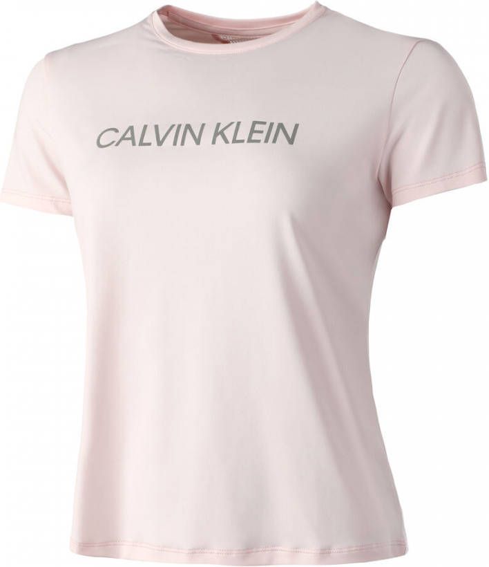 T shirt WO SS T Shirt met calvin klein logo opschrift