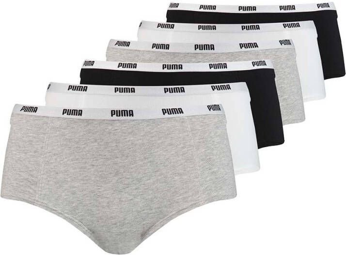 Puma Slips Mini Short 6 Pack Ecom Wit