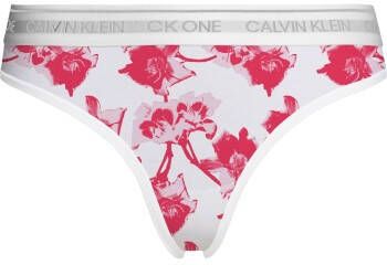 Calvin Klein CK One Printed Cotton Thong