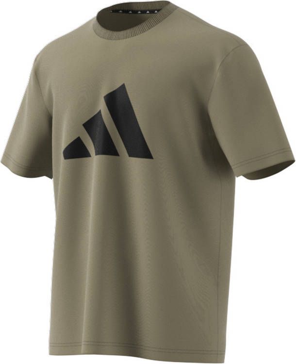Adidas Sportswear Future Icons Logo Graphic T shirt Orbit Green Heren