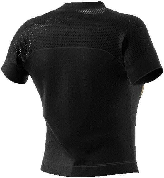 adidas Performance cropped sport T-shirt zwart