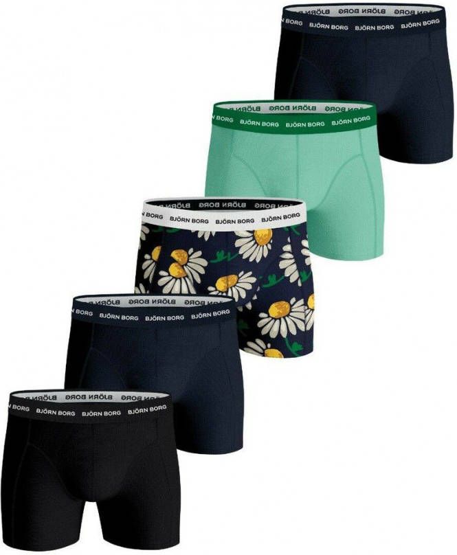 Bjorn Borg Bjö, rn Borg Essential boxershorts met logoband in 5 pack