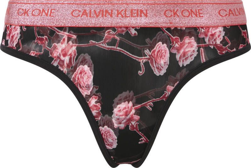 Calvin Klein CK One slip van mesh met print