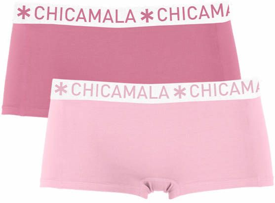 Muchachomalo Meisjes 2 pack boxershorts effen