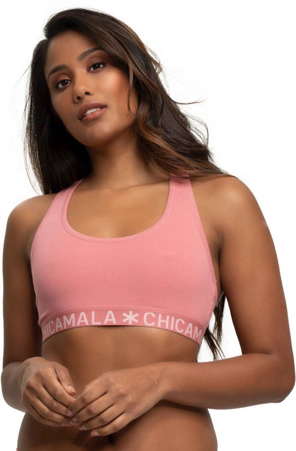 Muchachomalo Meisjes 1 pack racer back solid Marlyn