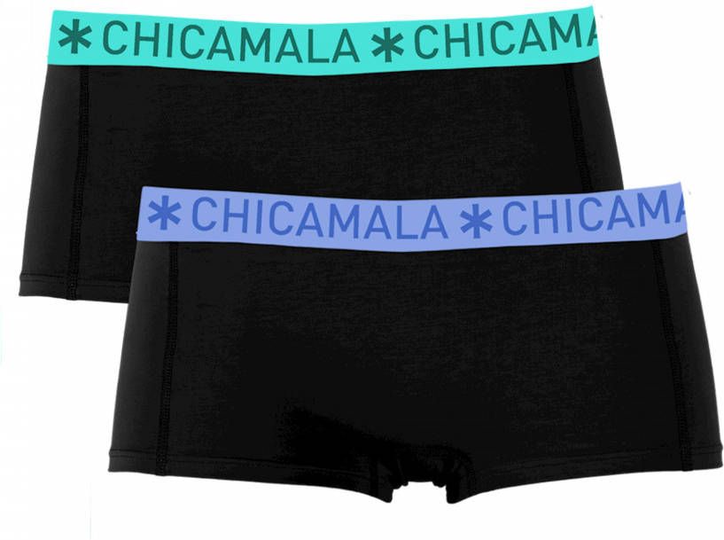 Muchachomalo Meisjes 2 pack Boxershorts effen