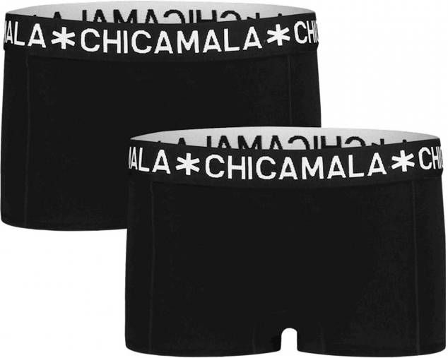 Muchachomalo Meisjes 2 pack boxershorts effen
