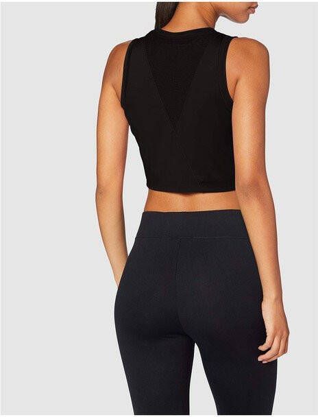 Puma cropped sporttop zwart