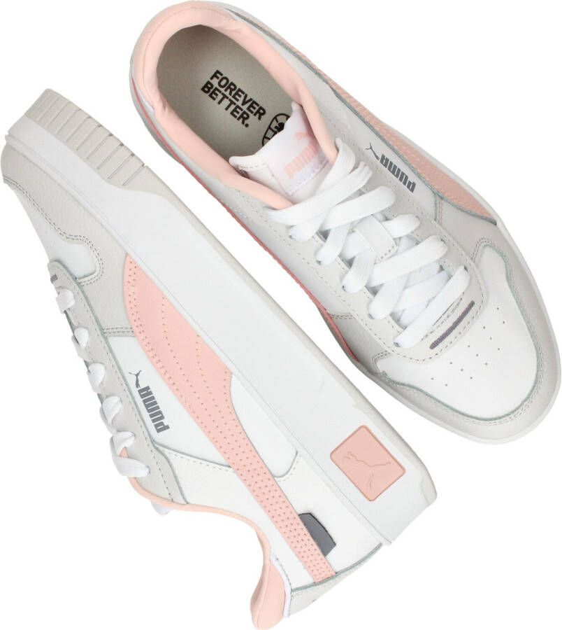 Puma Carina Street dames sneakers wit/roze