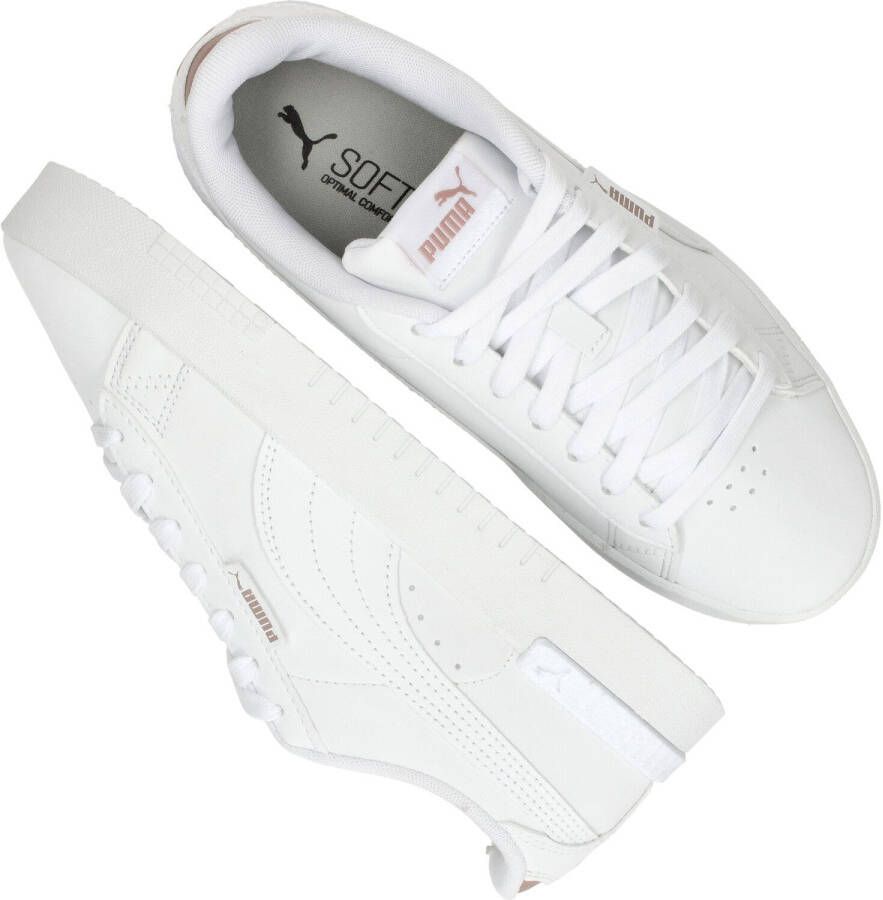 Puma Witte Lage Sneakers Jada Renew Nubuck
