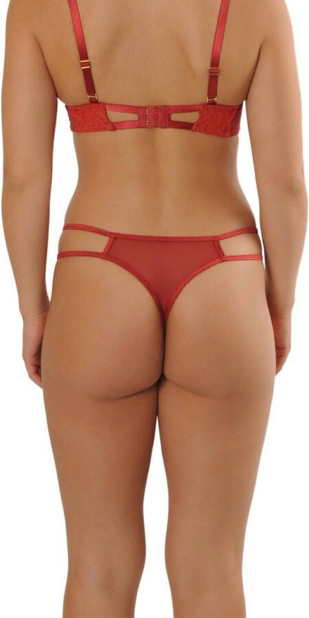 Sapph string Scarlet rood/oranje