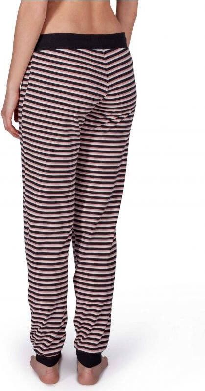 SKINY Slaap broek lang rose black stripe | sleep & dream