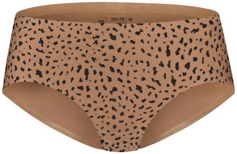 ten Cate Secrets naadloze hipster met panterprint terra