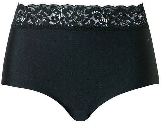 ten Cate Secrets naadloze maxislip met kant zwart