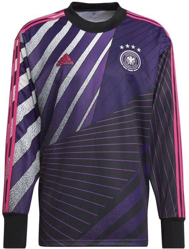 adidas Duitsland Keepersshirt Retro Icon Zwart/Paars
