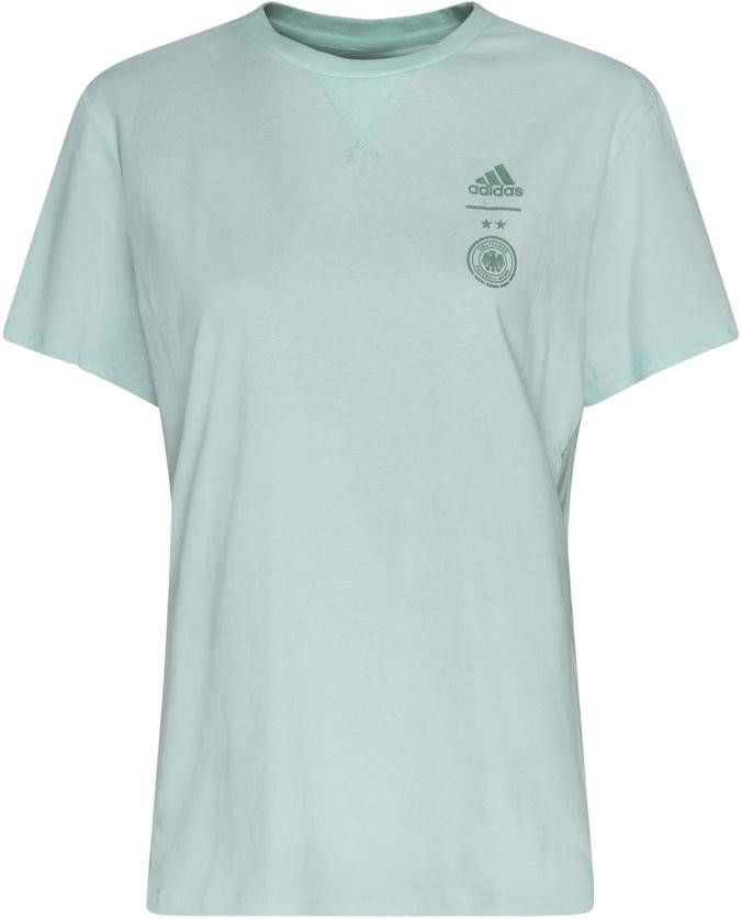 Adidas Duitsland Travel T shirt Ice Mint/Shock Mint/Hazy Emerald Dames
