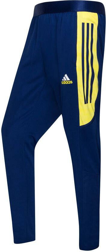 Adidas juventus fc trainingsbroek eu 21/22 blauw/geel heren