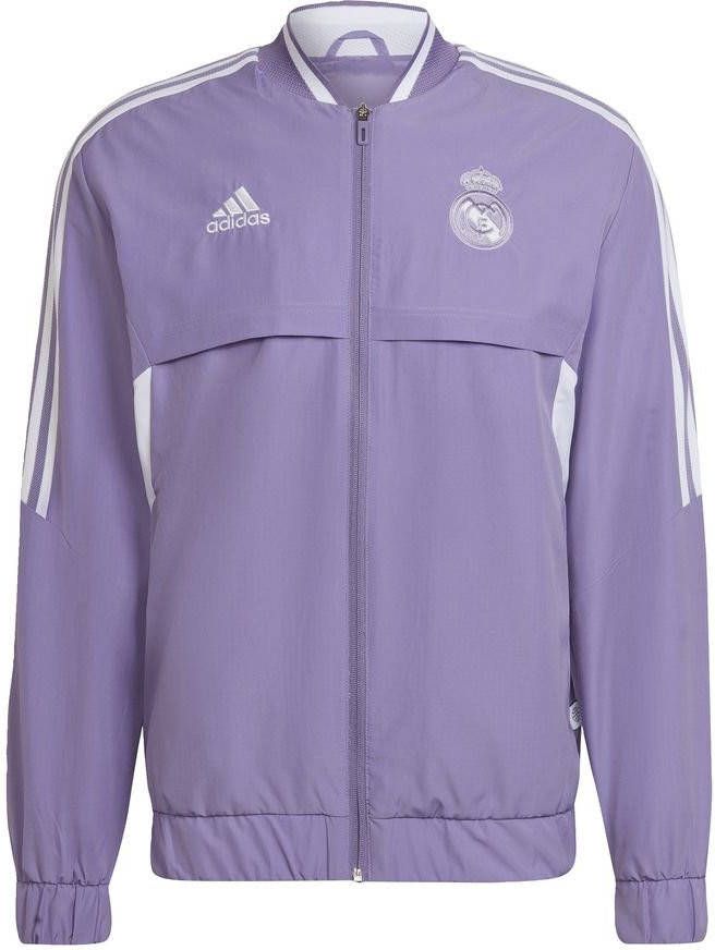 adidas Real Madrid Jas Anthem Paars/Wit