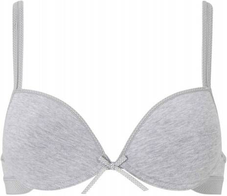 Boobs & Bloomers voorgevormde tienerbh grijs melange