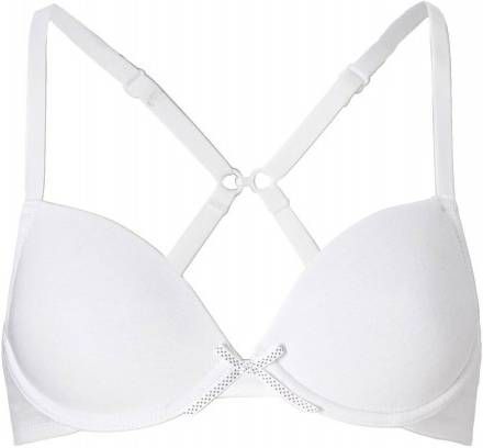 Boobs & Bloomers voorgevormde tienerbh met beugel wit