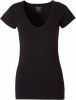 Claesens Women T Shirt V Neck s/s Black(cl 8010 ) online kopen