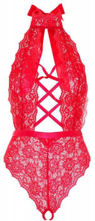 Leg Avenue kanten stringbody rood