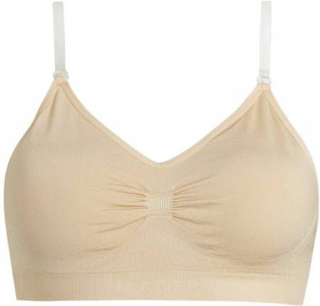 MAGIC Bodyfashion bh zonder beugel Invisible Comfort Bra lichtbeige