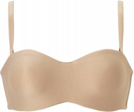 Maidenform voorgevormde strapless minimizer beige