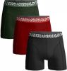 Muchachomalo Boxershorts 3 Pack Solid 379 , Groen, Heren online kopen