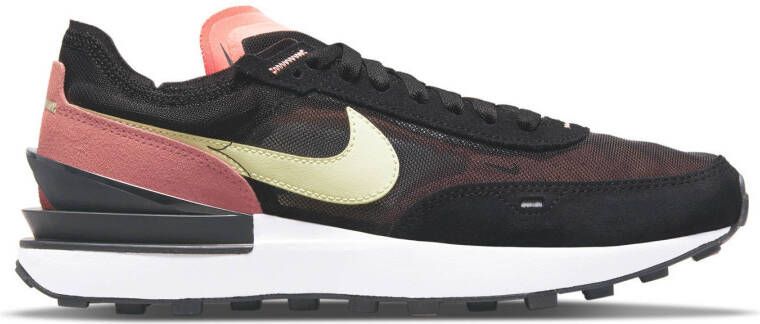 Nike Waffle One sneakers zwart/geel/zachtrood